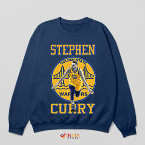 Curry's Gold Rush Warriors Legend Navy Sweatshirt