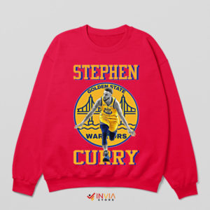 Curry's Gold Rush Warriors Legend Red Sweatshirt