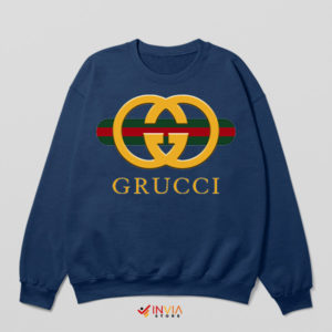 Despicable Me Delight Grucci Gru Navy Sweatshirt