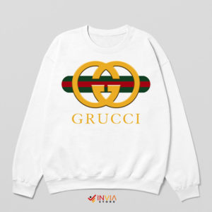 Despicable Me Delight Grucci Gru White Sweatshirt