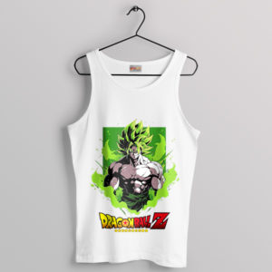 Dragon Ball's Legendary Saiyan Broly White Tank Top