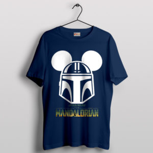 Epic Armor Mickey Mouse Mandalorian Navy T-Shirt