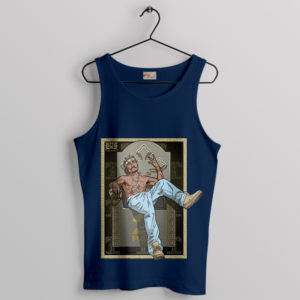 Eternal Royalty King Tupac Shakur Navy Tank Top