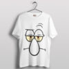 Expressive Squidward Face Portrait T-Shirt