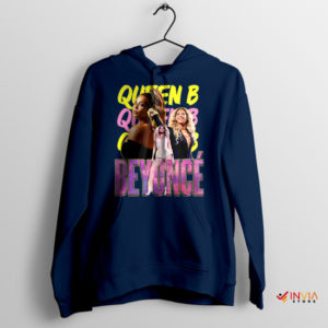 Flawless Empress Beyoncé Royalty Navy Hoodie