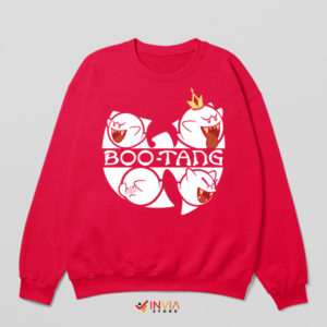 Ghostly Beats Meet Wu-Tang Boo Red Sweatshirt