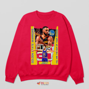 Golden Era Glory Stephen Curry Red Sweatshirt