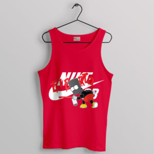 Graffiti Fusion Nike x El Barto Red Tank Top