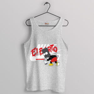 Graffiti Fusion Nike x El Barto Sport Grey Tank Top