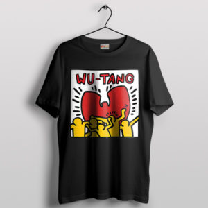 Graffiti Rhymes Wu-Tang x Keith Haring Black T-Shirt