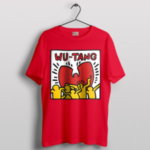 Graffiti Rhymes Wu-Tang x Keith Haring Red T-Shirt