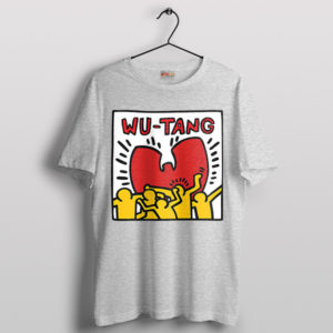 Graffiti Rhymes Wu-Tang x Keith Haring Sport Grey T-Shirt