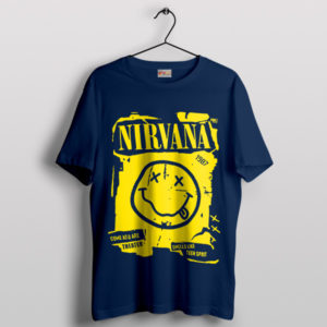 Grunge Anthem Smells Like Teen Spirit Navy T-Shirt