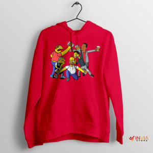 Homer's Force Bear Extravaganza Red Hoodie