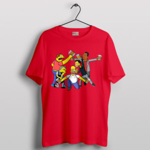 Homer's Force Bear in Springfield Red T-Shirt