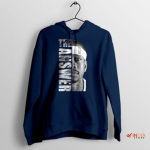 Iverson's Basketball Icon Series Answer Navy Hoodie