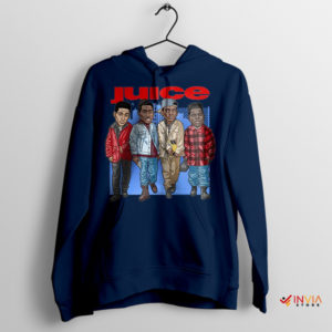 Juice 1992 Characters Film Tribute Navy Hoodie