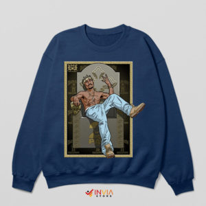 Legendary King 2Pac Rap Icon Navy Sweatshirt