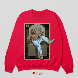 Legendary King 2Pac Rap Icon Red Sweatshirt