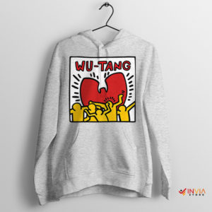 Legends on Walls Wu-Tang x Keith HaringSport Grey Hoodie