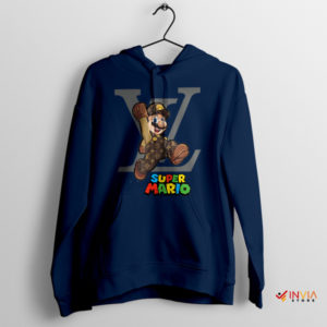 Leveling Up Your Wardrobe Mario Bros Navy Hoodie