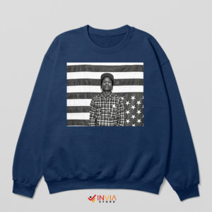Long Live ASAP Rocky Flag USA Navy Sweatshirt