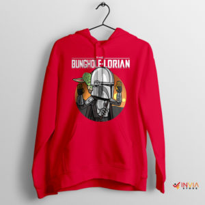 Mandalorian Madness Beavis and Butt-Head Red Hoodie