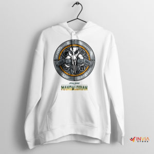 Mando Bounty Hunters Medal of Honor White Hoodie