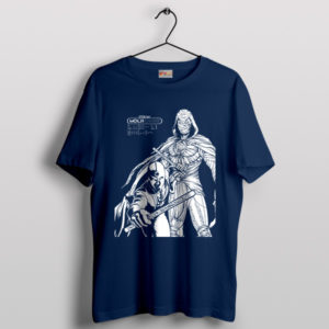 Marvel Moon Knight's Dual Identities Navy T-Shirt