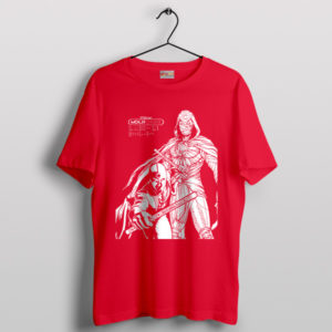 Marvel Moon Knight's Dual Identities Red T-Shirt