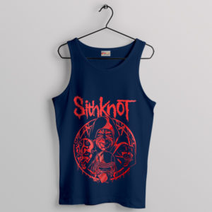 Masks of Power Slipknot The Sith Lords Navy Tank Top