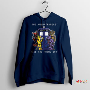 Mechanics Animatronics TARDIS Dr Who Navy Hoodie