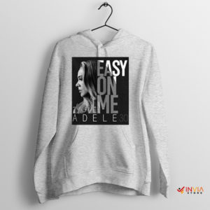 Melancholic Beauty Adele Easy On Me Sport Grey Hoodie