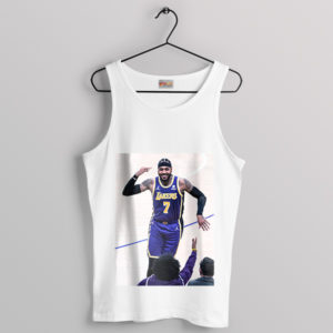 Melo Mania Carmelo Anthony 7 White Tank Top