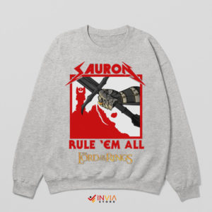 Metal Sauron's Epic Rule 'Em All Sport Grey Sweatshirt