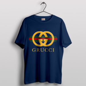 Minion Magic Grucci Gru Despicable Me Navy T-Shirt