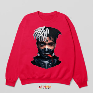 Monstrous Vibes XXXTentacion's Red Sweatshirt