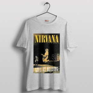 Music History Nirvana Live at Reading Sport Grey T-Shirt