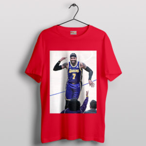 Number 7 Phenom Carmelo Anthony Red T-Shirt