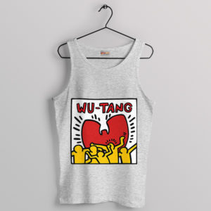 Paint Stroke Wu-Tang x Keith Haring Sport Grey Tank Top