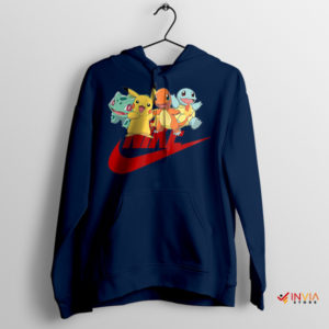 Pocket Monster Magic Starter Pokémon Navy Hoodie