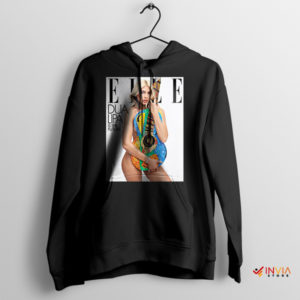 Pop Music Fanwear Dua Lipa Elle Cover Black Hoodie