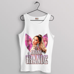 Pop Princess Ariana Grande Graphic White Tank Top