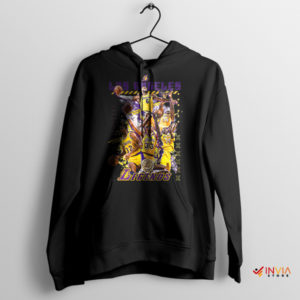Purple and Gold Royalty Lakers Legends Black Hoodie