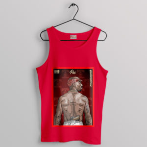 Retro Exodus Album Inspired 2PAC Red Tank Top