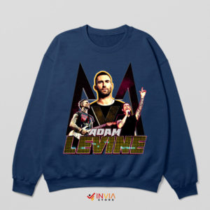 Retro Rockstar Revival Adam Levine Navy Sweatshirt