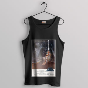 Retro Sci-Fi 1977 Original Star Wars Black Tank Top