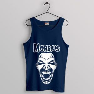 Rock 'n' Bite Morbius x Misfits Symbol Navy Tank Top