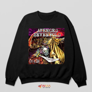 Rock the City of Evil A7X-Inspired Black Sweatshirt