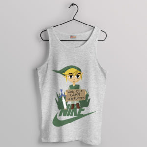 Rupee Riches Link's Zelda Adventure Sport Grey Tank Top